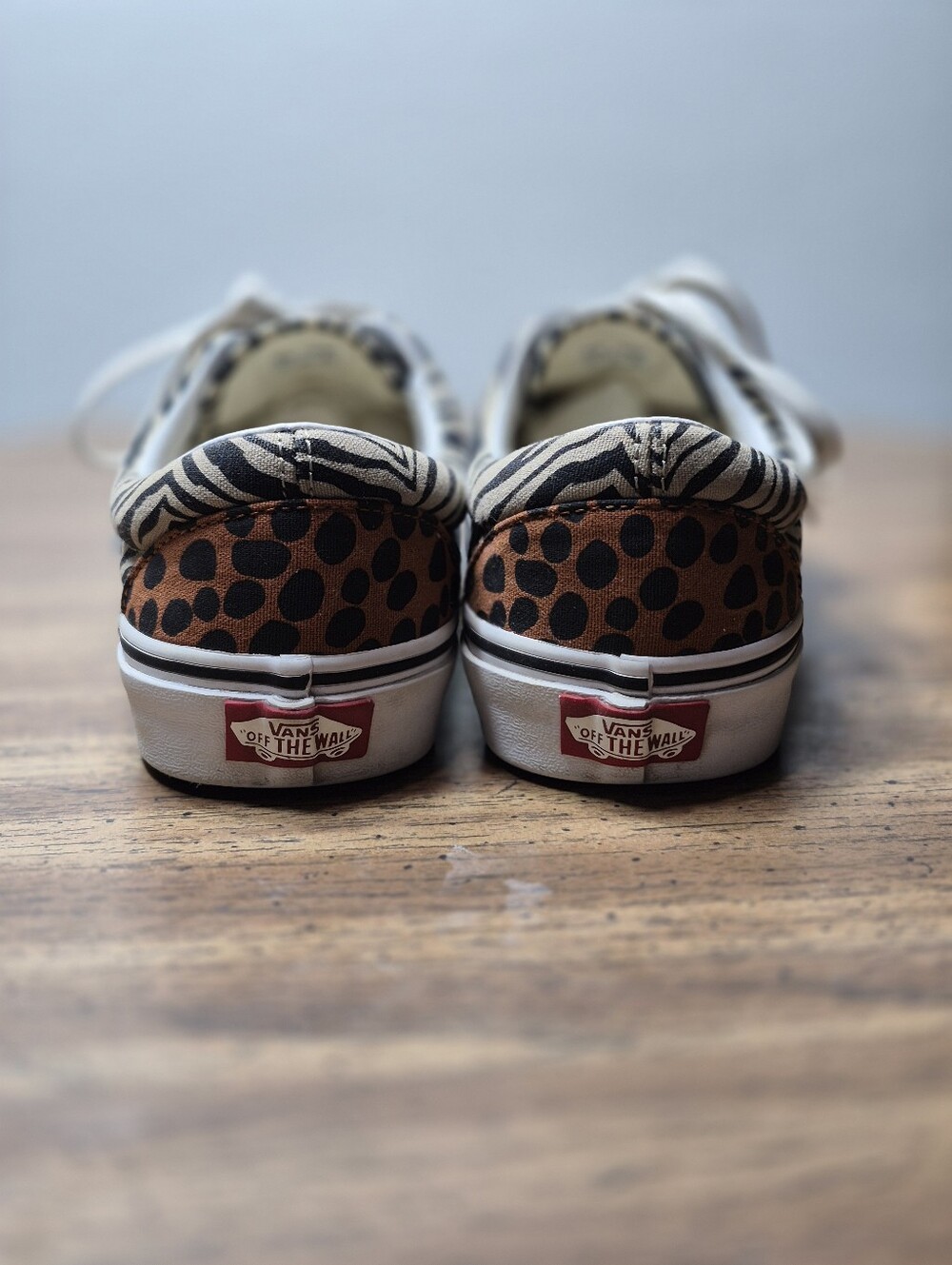Vans Era Safari Animal Print Women's 7.5 Sneaker Skate Shoes -euc- - Picture 5 of 10